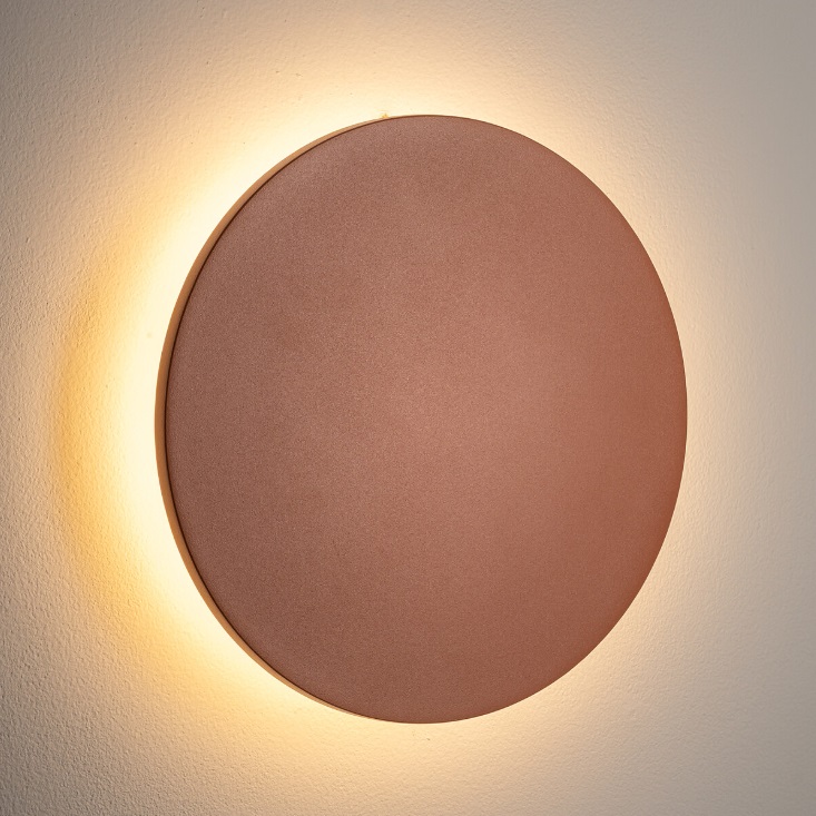 Kinkiet na elewację domu Aria LED M 18cm IP54 - pomarańczowy
