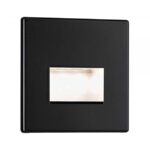 Lampa do oświetlenia schodów EDGE - LED 1,2W - czarna