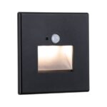 Lampa do oświetlenia schodów z czujnikiem ruchu EDGE - LED 1,2W - czarna