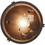 Lampa sufitowa w stylu industrialnym Zois 30 - metalowa katka