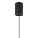Mała czarna lampa wisząca Zenith XS - podsufitka