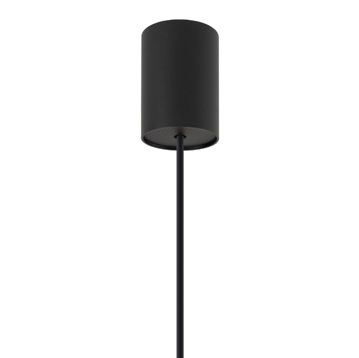 Mała czarna lampa wisząca Zenith XS - podsufitka