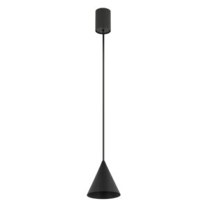 Mała lampa wisząca stożkowa Zenith XS - czarna