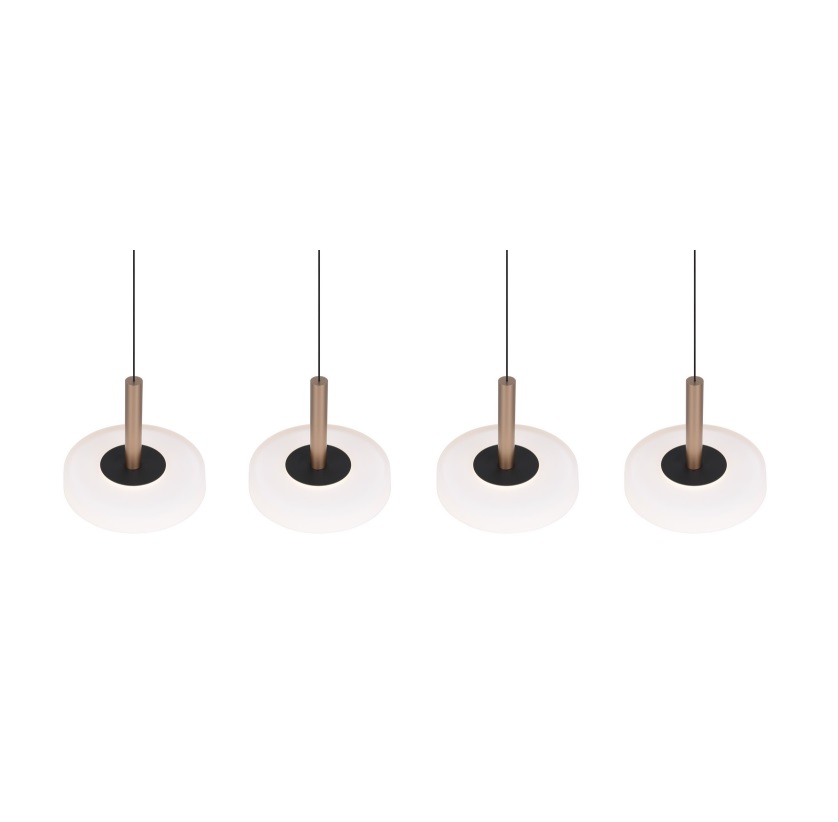 Nowoczesna lampa wisząca nad wyspę Celeste 4 LED
