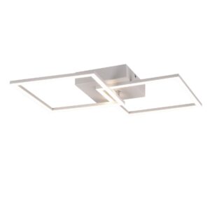 Nowoczesny biały plafon LED Trail 20W - przesuwne klosze