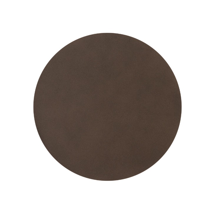 Nowoczesny kinkiet RING L 35cm - brązowe koło