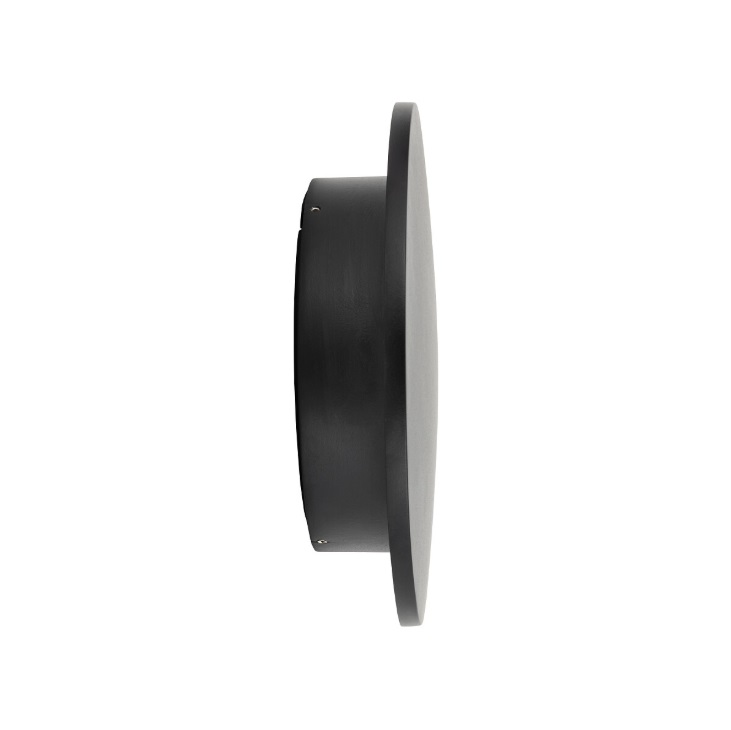 Nowoczesny kinkiet zewnętrzny koło Aria LED XL 30cm IP54 - czarny