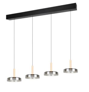 Podłużna lampa wisząca nad wyspę i stół Celeste 4 LED