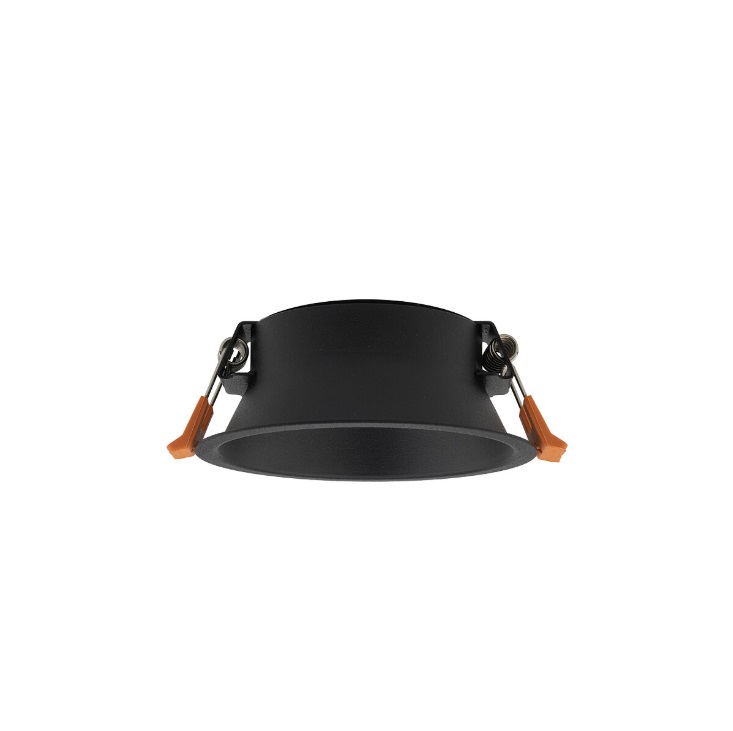 Podtynkowe oczko sufitowe czarne UNO M 12cm GX53