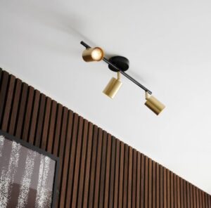 SALE! Lampa sufitowa Explore - złote reflektory
