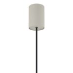 Szara lampa wisząca Zenith L - podsufitka