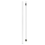 Wąska biała tuba sufitowa Fourty XL 90 cm