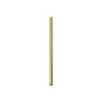 Złota lampa tuba Fourty L 90cm - lity mosiądz