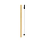 Złota tuba sufitowa Fourty L 90cm - lity mosiądz