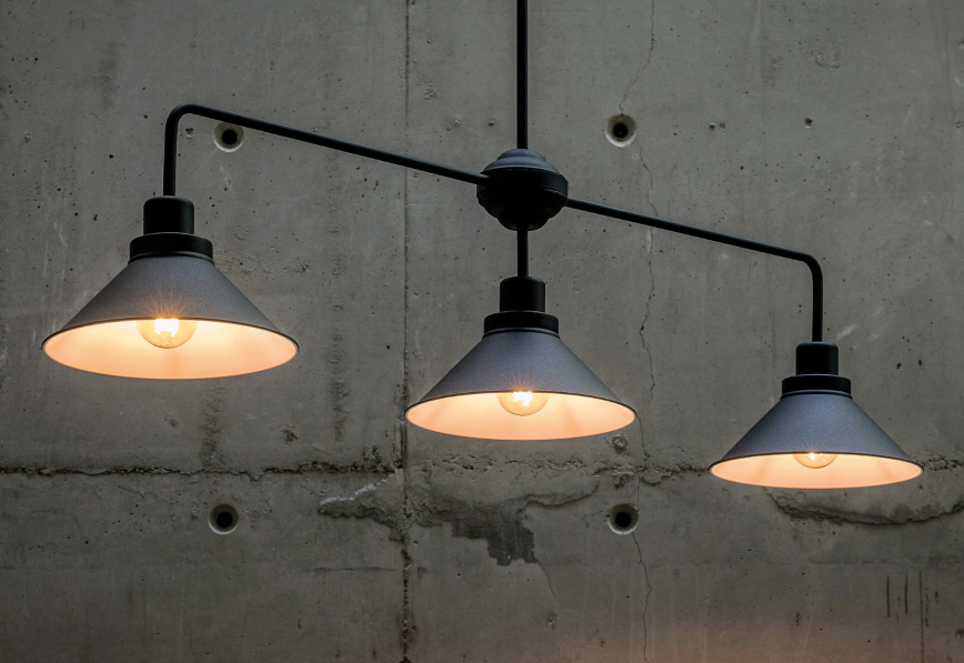 czarna lampa sufitowa w stylu modern farmhouse - Craft Nowodvorski