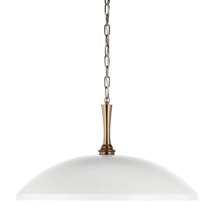 lampa wiszaca szeroki płaski bialy klosz elegancka w stylu modern farmhouse Delarosa Elstead
