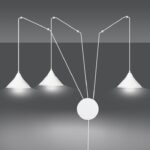 3-punktowa lampa ścienna Abramo 3