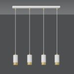 4-punktowa lampa wisząca Fumiko 4
