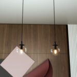 Bezbarwna lampa wisząca Cosmo - przezroczysta kula