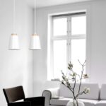 Biała lampa wisząca nad blaty Bolero 2 - salon