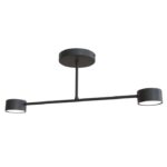 Czarna lampa sufitowa Halo 2
