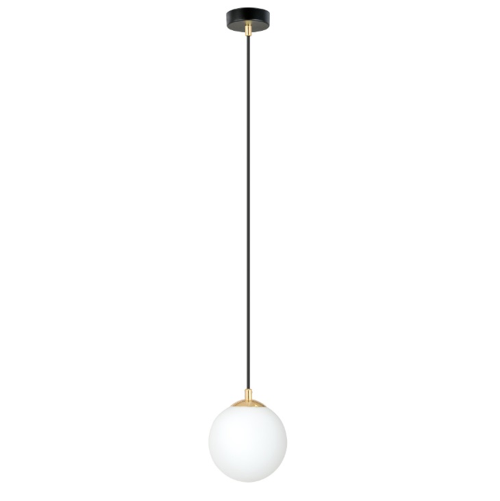 Czarno-złota lampa wisząca nad stół Royal