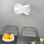 Designerski żyrandol do sypialni Vieno - szerokie pierścienie
