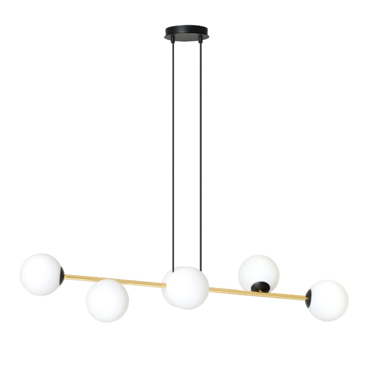 Elegancka lampa wisząca Gravity 6 - szklane kule