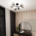 Elegancki żyrandol Roma 6 - kule - sypialnia