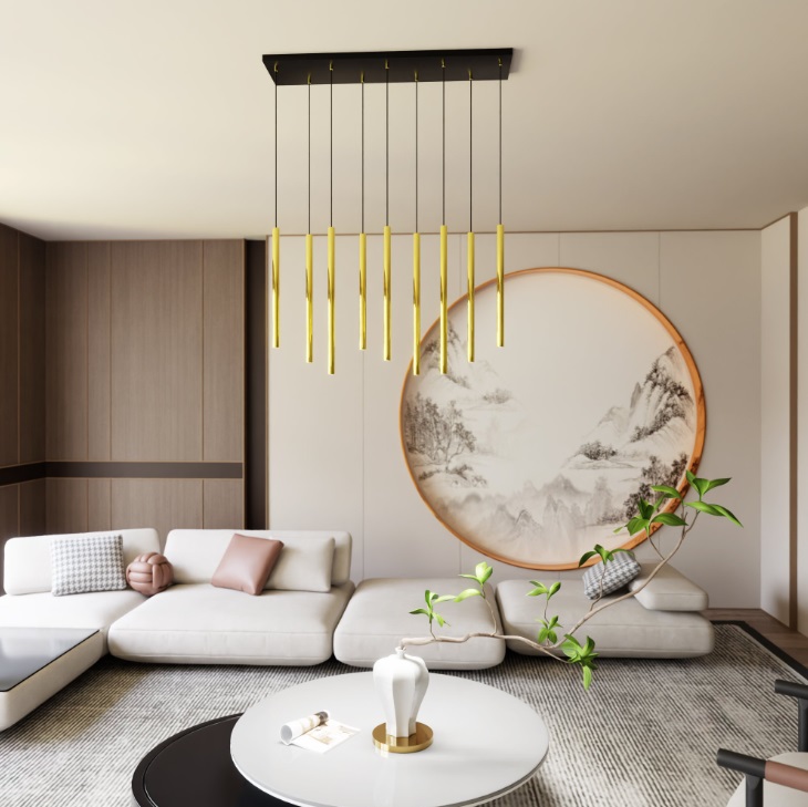 Lampa wisząca Selter 9 - nad stół w salonie