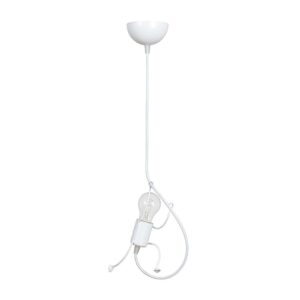 Nastrojowa lampa wisząca dla dzieci Bobi - biała