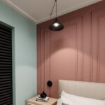 Nowoczesna lampa ścienna wisząca do sypialni Abramo