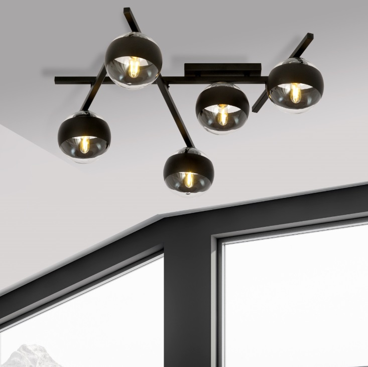 Nowoczesny elegancki żyrandol Smart 5 - salon