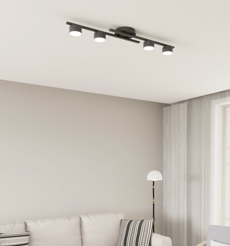 Podłużna lampa sufitowa Fragment - do salonu