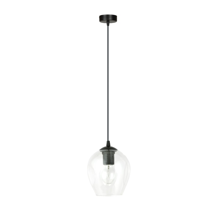 Szklana lampa wisząca Istar - przezroczysty klosz