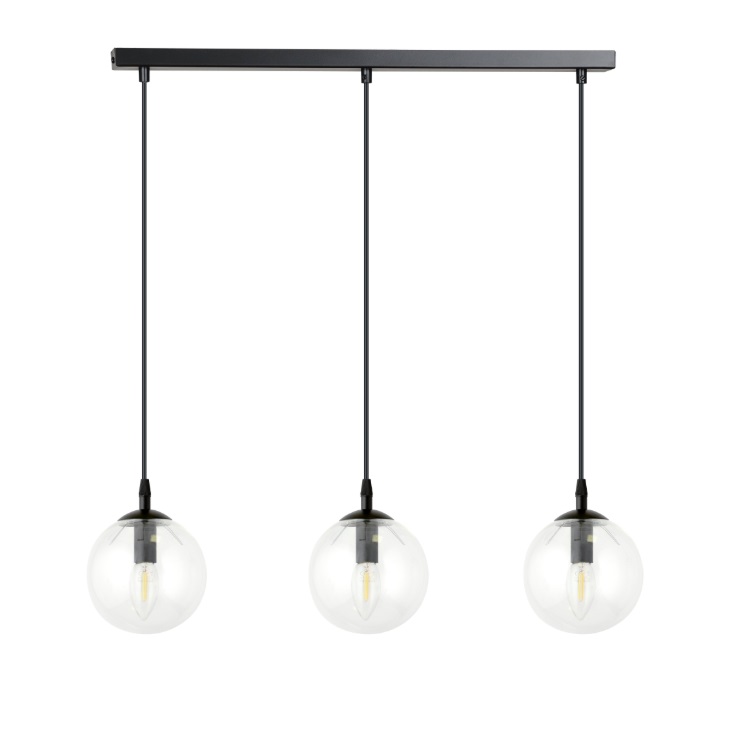 Transparentna lampa wisząca nad stół Cosmo 3
