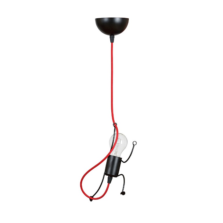 Zabawna lampa wisząca Bobi - do pokoju dziecięcego