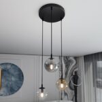 3-kolorowa lampa wisząca Cosmo Premium 3 - kule