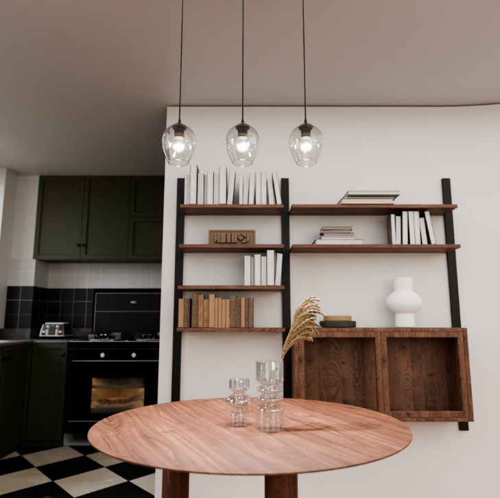 3-punktowa lampa wisząca nad wyspę Istar Premium 3