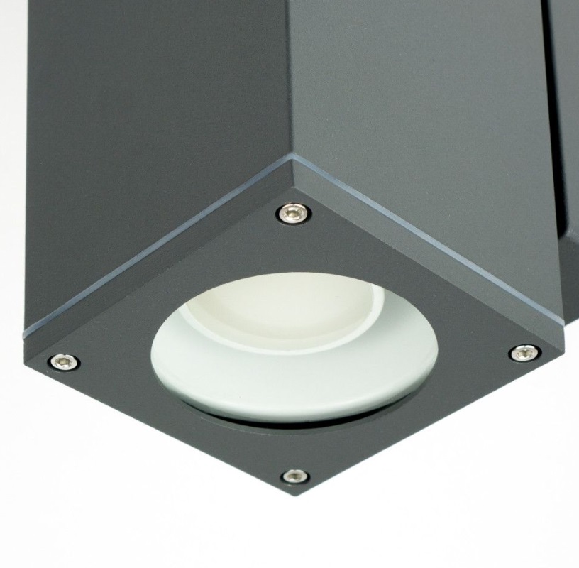 Antracytowy kinkiet zewnętrzny IP54