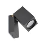 Antracytowy kinkiet zewnętrzny Mini IP44 - ruchomy