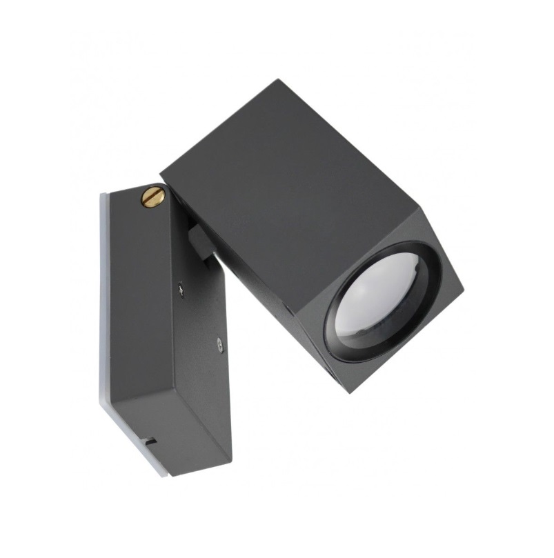Antracytowy kinkiet zewnętrzny Mini IP44 - ruchomy