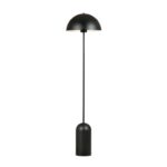 Czarna lampa podłogowa Kava - nowoczesna