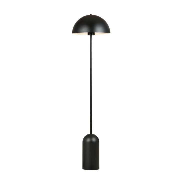 Czarna lampa podłogowa Kava - nowoczesna