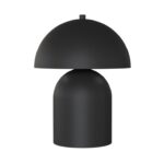Czarna lampa stołowa Mush - nowoczesna