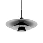Czarna lampa wisząca Kay 40