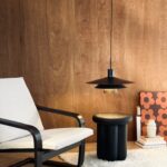 Czarna lampa wisząca Kay 40 - do salonu