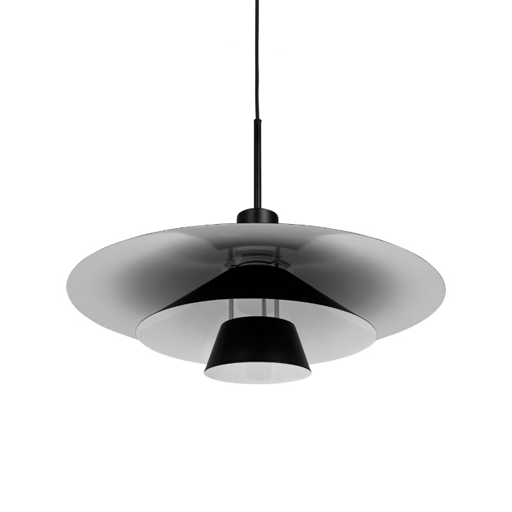 Czarna lampa wisząca Kay 40