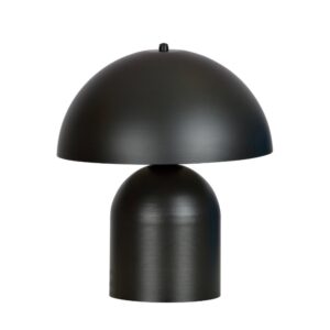 Czarna lampa stołowa Kava - nowoczesny grzybek