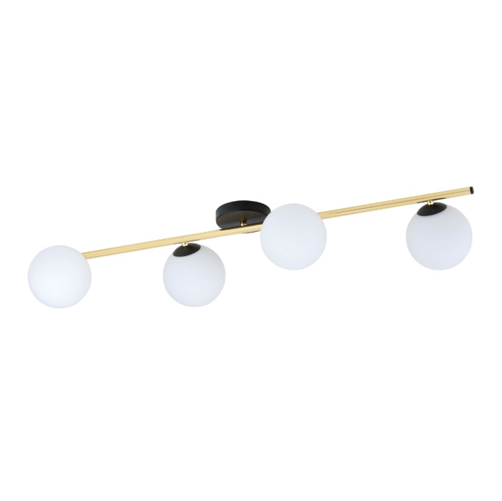 Elegancka lampa sufitowa Splendi 4 - białe kule